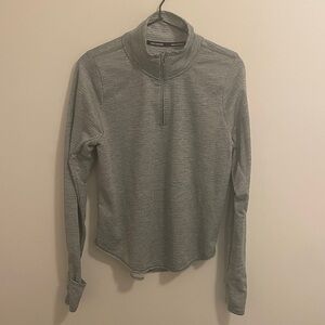 Nike grey quarter zip size S